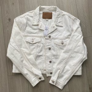 White denim jacket